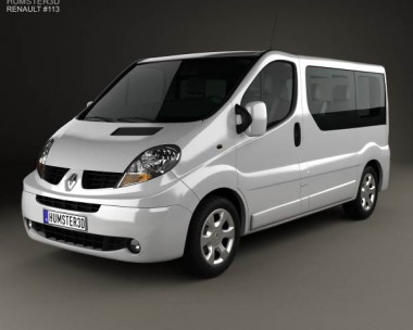 Renault Trafic Passenger SWB SR 2011 3D Model