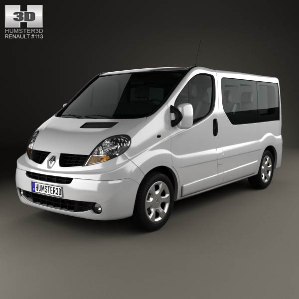 Renault Trafic Passenger SWB SR 2011 3D model