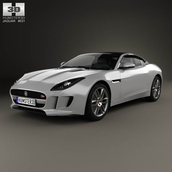 Jaguar F-Type R coupe 2014 3D model
