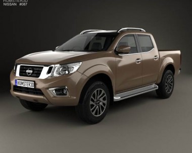 Nissan Navara Double Cab 2015 3D Model