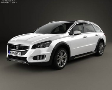 Peugeot 508 RXH 2014 3D Model