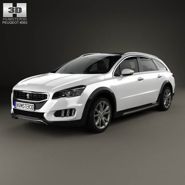Peugeot 508 RXH 2014 3D model