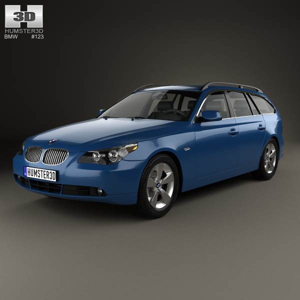 BMW 5 Series touring (E61) 2007 3D model