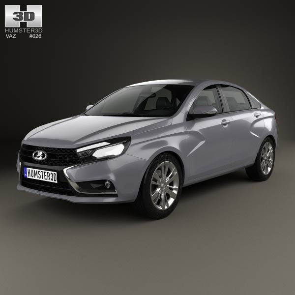 VAZ Lada Vesta 2014 3D model