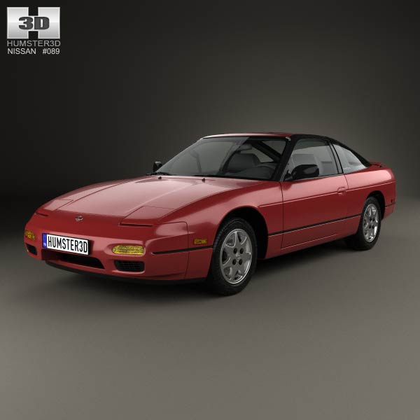 Nissan 240SX 1989 3D model
