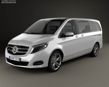Mercedes-Benz V-Class 2014 3D Model
