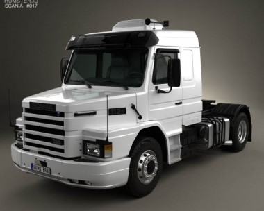 Scania T113H Tractor Truck 1991 3D Model