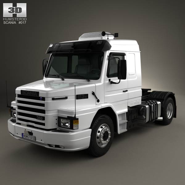 Scania T113H Tractor Truck 1991 3D model