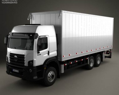 Volkswagen Constellation Box Truck 2011 3D Model