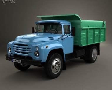 ZIL 130 Dump Truck 1964 3D Model