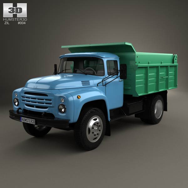 ZIL 130 Dump Truck 1964 3D model