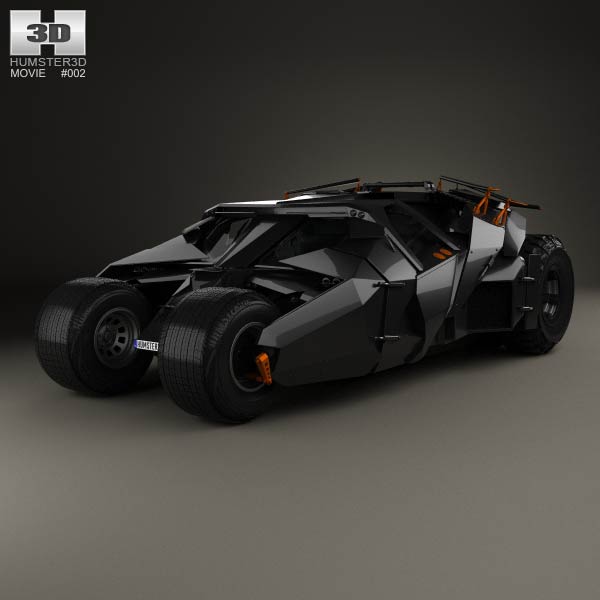 Batmobile Tumbler 2005 3D model