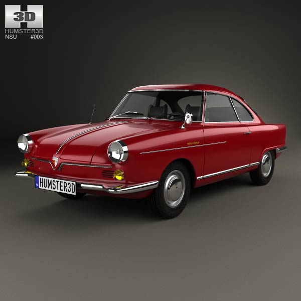 NSU Sport Prinz 1958 3D model