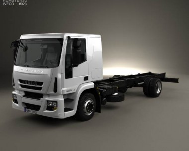 Iveco EuroCargo Chassis Truck 2013 3D Model