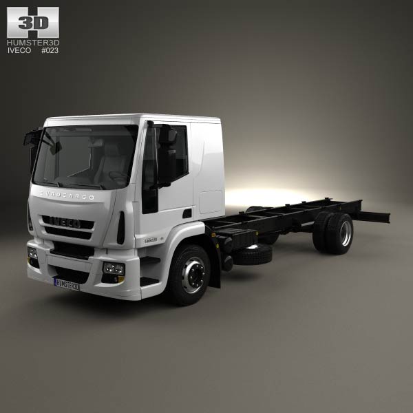 Iveco EuroCargo Chassis Truck 2013 3D model