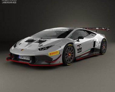 Lamborghini Huracan (LP 620-2) Super Trofeo 2014 3D Model