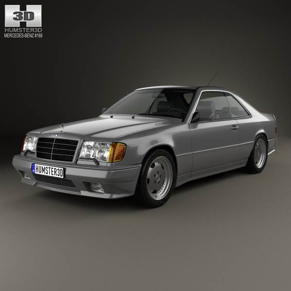 Mercedes-Benz E-class AMG coupe 1988 3D model