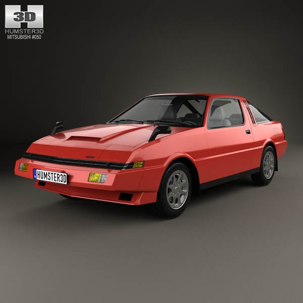 Mitsubishi Starion Turbo GSR III 1982 3D model