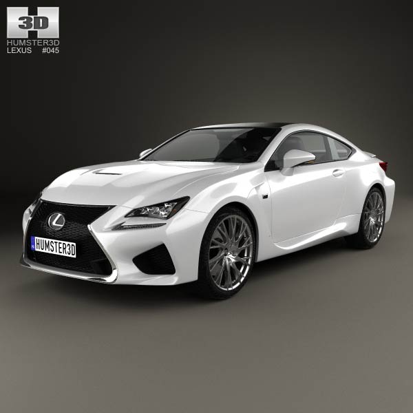Lexus RC F 2014 3D model