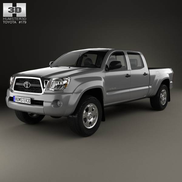 Toyota Tacoma Double Cab Long Bed 2011 3D model