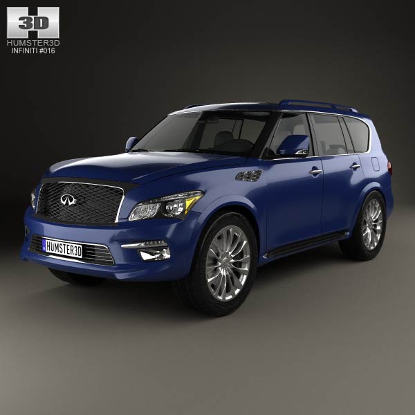 Infiniti QX80 2015 3D model