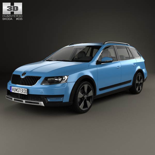 Skoda Octavia Scout 2014 3D model