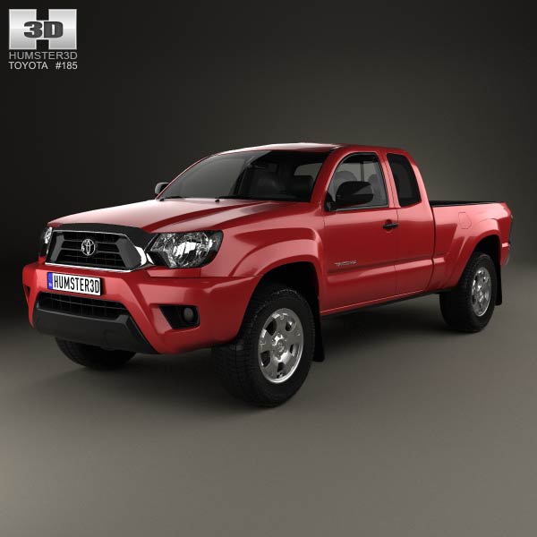 Toyota Tacoma Access Cab 2012 3D model