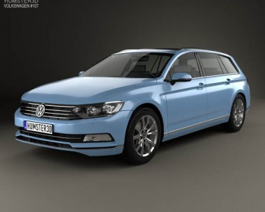 Volkswagen Passat (B8) variant 2014 3D Model