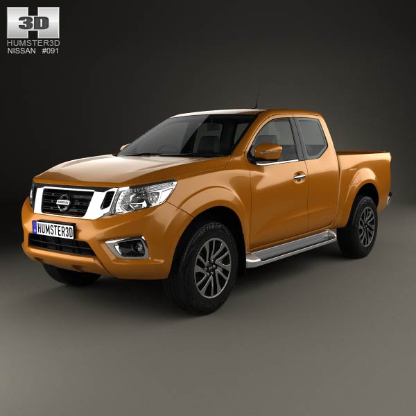 Nissan Navara King Cab 2015 3D model