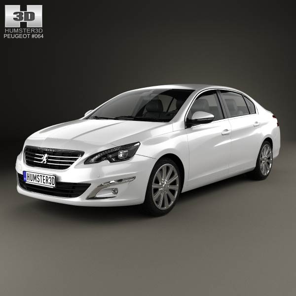 Peugeot 408 (CN) 2014 3D model