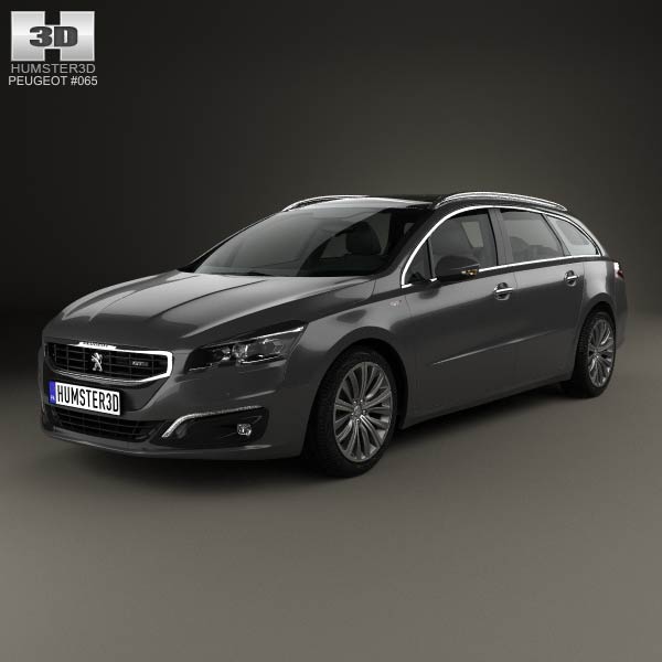 Peugeot 508 SW 2014 3D model