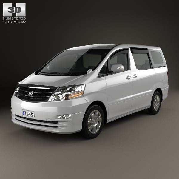 Toyota Alphard 2002 3D model