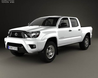 Toyota Tacoma Double Cab Short Bed 2012 3D Model