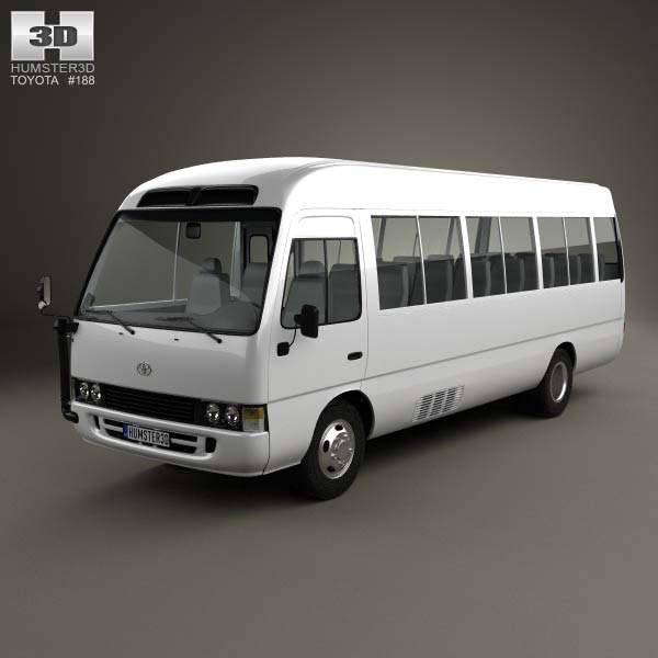 Toyota Coaster 2014 3D model