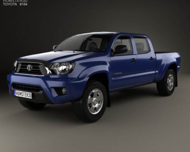 Toyota Tacoma Double Cab Long Bed 2012 3D Model