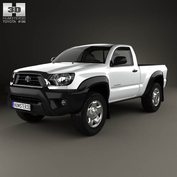 Toyota Tacoma Regular Cab 2012 3D model