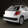 Peugeot 207 3d model