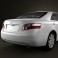 Toyota Camry (XV40) 2008 with HQ Interior 3d model