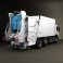 Volvo Truck 6×2 Garbage 2010 3d model