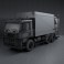 Volvo Truck 6×2 Garbage 2010 3d model