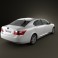 Lexus LS (XF40) 600h 2010 3d model