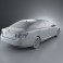 Lexus LS (XF40) 600h 2010 3d model