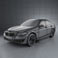 BMW 5 series sedan 2011 3d model