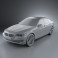 BMW 5 series sedan 2011 3d model