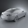 BMW 5 series sedan 2011 3d model