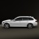 BMW 5 series touring 2011 3d model