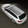 BMW 5 series touring 2011 3d model