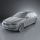 BMW 5 series touring 2011 3d model