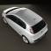 Fiat Punto Evo 3-door 2010 3d model