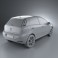 Fiat Punto Evo 5-door 2010 3d model